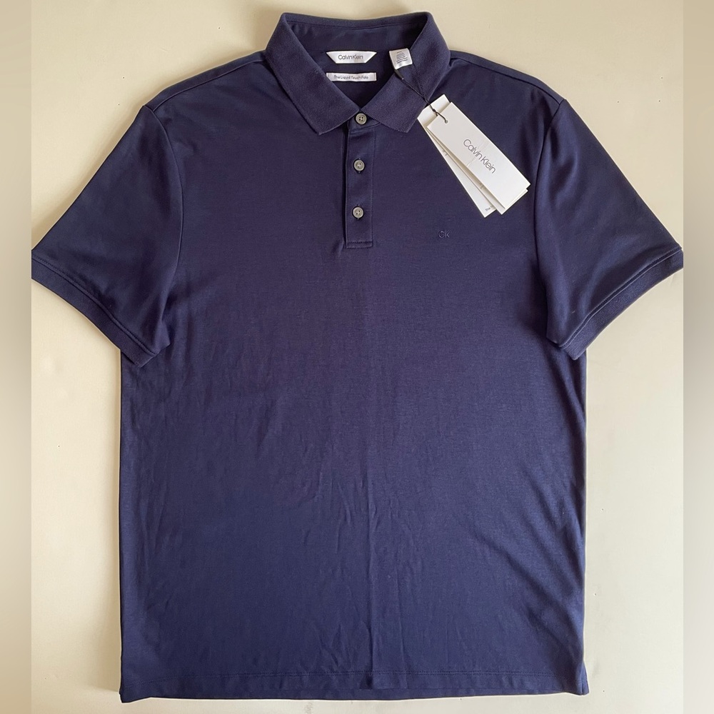 Calvin Klein Mens liquid touch polo shirt size M